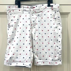 Mens Shorts Land of the Free Stars & Stars Denim & Flowers Size 30